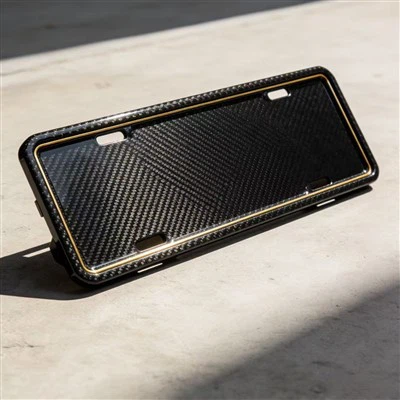 Op maat gemaakte kentekenplaatframes van koolstofvezel