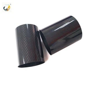 Uitlaatpijp van 89 mm 3K koolstofvezel